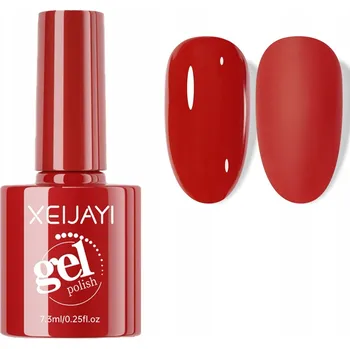 Lak na nehty Hybridní lak na nehty UV/LED 7,3ml /g Červená C104