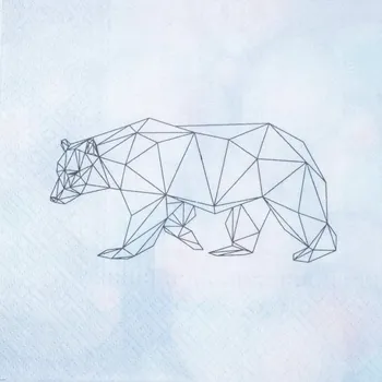 Papírový ubrousek Papírový ubrousek čtvercový 33 cm x 33 cm