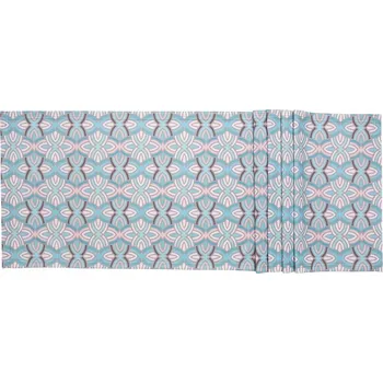 Prostěradlo Běžec béžový, odstíny modré, odstíny růžové 140 x 40 cm