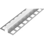 ACARA PRAHA s.r.o. AC DL7/3 dilatační lišta s 1/2 výplní, hliník+PU bílá, v: 8 mm, d: 2,5 m