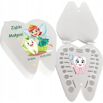 Obraz Eko krabička na mléčné zuby pro holčičku ZOUBEK | Památka | Mnoho vzorů