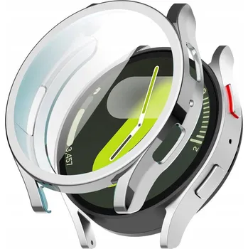 Pouzdro na mobilní telefon 2v1 SILIKONOVÉ POUZDRO S KRYTEM PRO SAMSUNG GALAXY WATCH 7 44MM CASE OBUDOWA