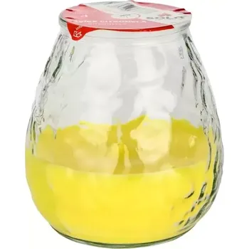 Svíčka SOLO Svíce v benátském skle žlutá