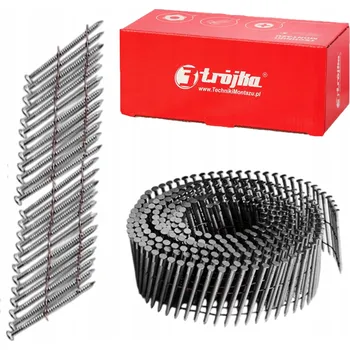 Hřebík Hřebíky do bubnové hřebíkovačky 80 2,8x80mm kroužkové 16° 4500 ks