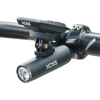 Cyklosvítilna Černé hliníkové přední světlo na kolo 9,6 cm 800 lm USB-C nabíjení 2600 mAh 5 režimů svícení Dosah 200 m Cyklistická svítilna IPX5 s držákem