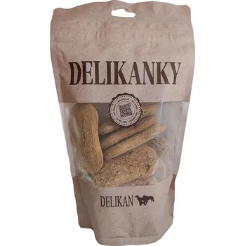 Pamlsek pro psa DELIKAN DELIKANKY Suchary špenát 16 ks