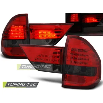 Auto-moto Tuning-Tec Zadní čirá LED světla BMW X3 E83 (2003 - 2006) - červené kouřové