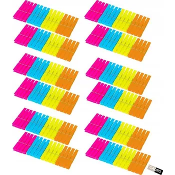 Kolíček na prádlo 6 x Kolíčky na praní, sponky na prádlo 32 ks, plastové, silné, barevné