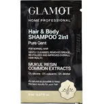Glamot Pure Gent Hair & Body Shampoo 2in1 šampon na vlasy a sprchový gel 2v1 pro muže 8 ml