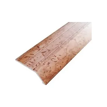 Stavebniny ACARA PRAHA s.r.o. AC AP3 nájezdová lišta samolepící A, hliník+dýha nelak. korek, v: 8 mm, d: 0,9 m