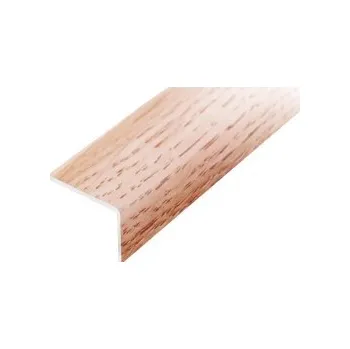 ACARA PRAHA s.r.o. AC AP2 schod. lišta samolepící A, hliník+dýha nelak. dub, v: 10 mm, š: 25 mm, d: 2,7 m