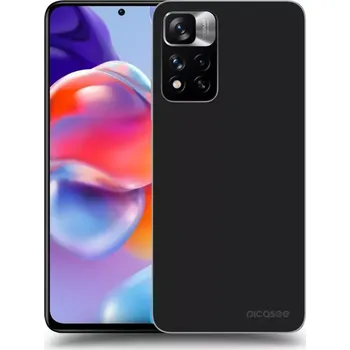 Pouzdro na mobilní telefon Picasee silikonový černý obal pro Xiaomi Redmi Note 11 Pro+ 5G - Clear