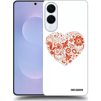 Pouzdro na mobilní telefon Picasee silikonový průhledný obal pro Samsung Galaxy S25 Edge 5G - Velké srdce