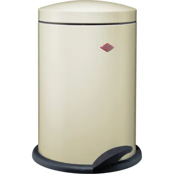 Odpadkový koš WESCO® Pedálový koš 116, Volně stojící nádoba, mandle