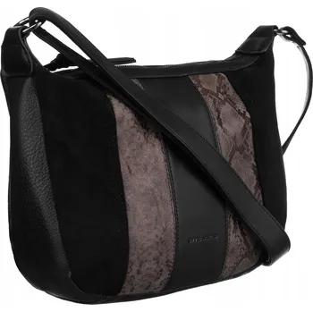 Kabelka David Jones kabelka kabelka přes rameno eko kůže černá