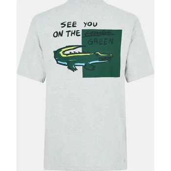 Pánská móda Tričko Lacoste Silver Chine 1129217 M