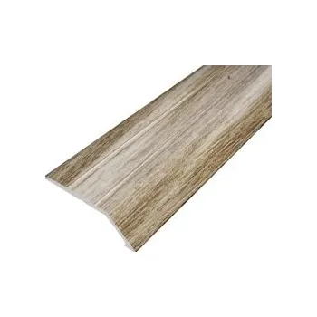 ACARA PRAHA s.r.o. AC AP6 nájezdová lišta samolepící B, hliník+fólie dub šedý, v: 14 mm, d: 0,9 m