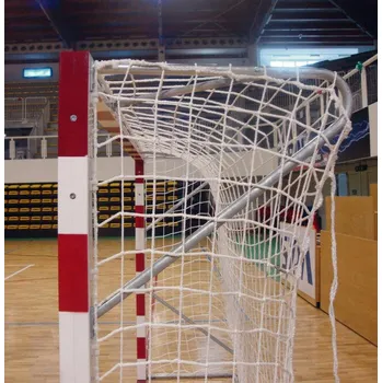 Sportovní branka POWER SHOT Síť na branku pro házenou a plážovou házenou o rozměrech 3m x 2m x 1m x 1m bílá BÍLÁ