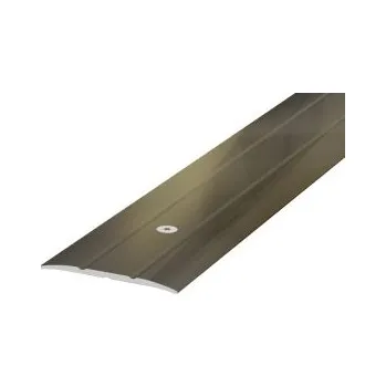 ACARA PRAHA s.r.o. AC AP4/4 přechodová lišta rovná vrtaná, hliník elox bronz, š: 38 mm, d: 2,7 m