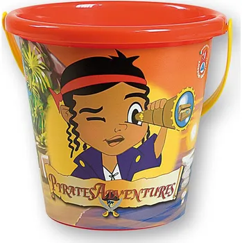 Hračka na písek Androni Kyblík piráti průměr 17 cm Červená