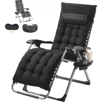 Křeslo VEVOR Zero Gravity Chair 66 cm Zero Gravity Recliner Lounge Chair Interior & Outdoor