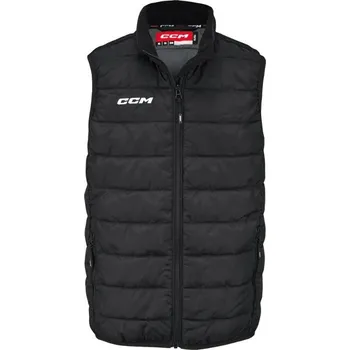 Vesta CCM Team Quilted Vest SR, černá, Senior, XXL CCM