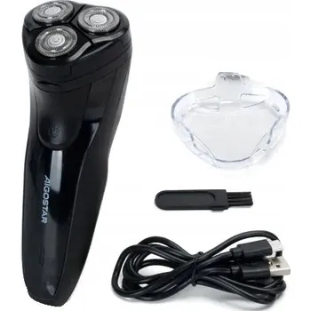 Holicí strojek Akumulátorový Holicí Strojek na vousy Aigostar s 3D hlavicemi