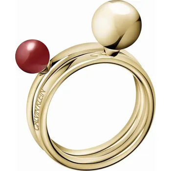 Prsten Calvin Klein Pozlacený prsten Bubbly KJ9RJR14040 52 mm + 2 měsíce na vrácení zboží