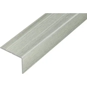 přechodová lišta ACARA PRAHA s.r.o. AC AP5 schodová lišta samolep. B, hliník+fólie dub Bajkal, v: 20 mm, š: 25 mm, d: 0,9 m