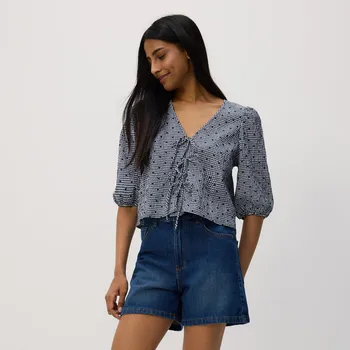 Dámské kraťasy Reserved - Džínové šortky - tmavomodrá - 9264H-59J - 9264H-59J-36