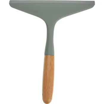 Stěrka na okno EH Excellent Houseware Stěrka na okna s bambusovou rukojetí, zelená