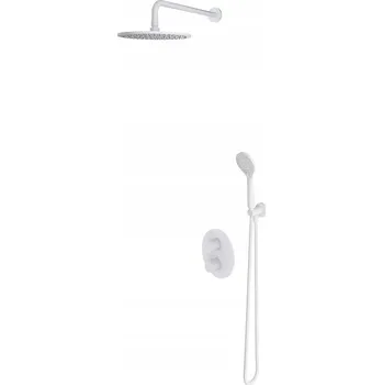 Sprchový set Omnires Y sprchový set pod omítku termostatický bílý mat SYSYT05WM