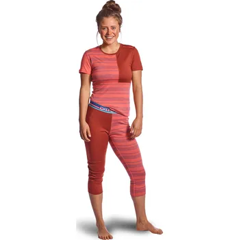 Pánské oblečení Dámské Termoprádlo Ortovox W's 185 Rock'n'Wool Short Sleeve Barva: Coral, Velikost: L