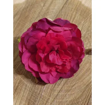 umělá květina Umělý květ růže Ø6,5 cm barva bordó