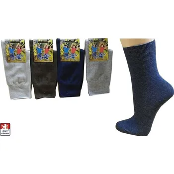 Pánské ponožky Ponožky ELASTIK vycházkové R24 35-37 Bílá