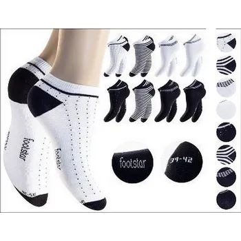 Dámské ponožky Dámské snížené ponožky NS69312 35-38 Bílá