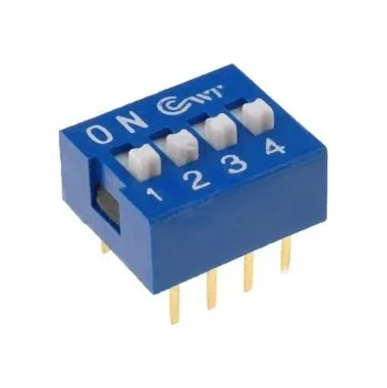 vypínač DIP spínač DS 04