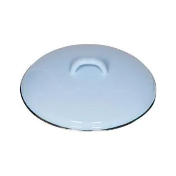 Poklice Smaltovaná poklice - 24 cm - modrá