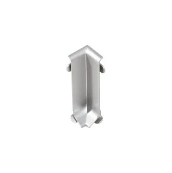 soklová lišta ACARA PRAHA s.r.o. AC AP38 roh k soklové liště vnitřní, PVC ABS stříbro, v: 60 mm, 2 ks