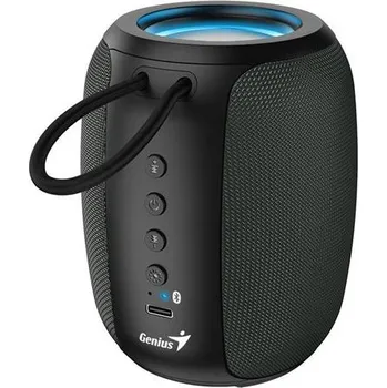 Audio Genius SP-915BT Reproduktor, bezdrátový, Bluetooth, 5W, LED podsv.,USB-C,výdrž až 6 hod.,mikrofon, podpora Copilot,šedo-černá