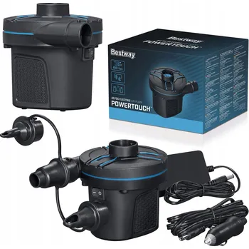 Nafukovací matrace ELEKTRICKÁ PUMPA 220V 12V NA MATRACE A NAFUKOVADLA BESTWAY DO ZÁSUVKY I DO AUTA