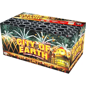 Zábavní pyrotechnika Kompaktní ohňostroj City of Earth 84ran / 30,50mm