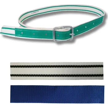 krční řemen podšitý nylonem, 110 cm modrý