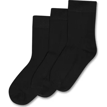 Dětské bambusové ponožky 3 páry černé Minipop Velikost: 19-22