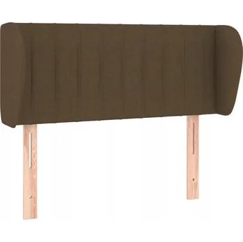 Čelo postele Uszak 83x23x78/88 cm, tmavě hnědá