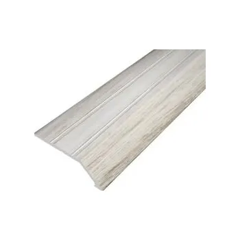 ACARA PRAHA s.r.o. AC AP6 nájezdová lišta samolepící B, hliník+fólie dub bělený, v: 8 mm, d: 0,9 m