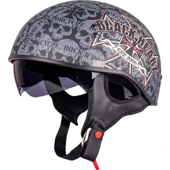 Helma na motorku W-TEC Black Heart Moto přilba V535 Cross Skull S (55-56)