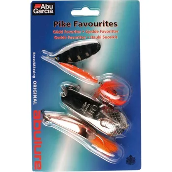 Rybářský háček 3ks - Sada Blade Nástrah Abu Garcia Pike Favourites