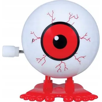 Party dekorace SKÁKACÍ OKO 5 CM NATAHOVACÍ HRAČKA HALLOWEEN