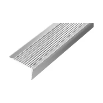 ukončovací lišta ACARA PRAHA s.r.o. AC AP10 schod. lišta samolep. B, hliník elox stříbro, v: 20 mm, š: 40 mm, d: 0,9 m